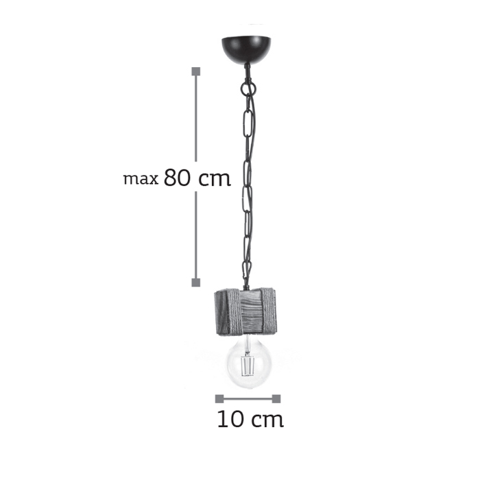 INLIGHT FOTISTIKO OROFIS XuLINO/SXOINI FuSIKO E27 5318-1